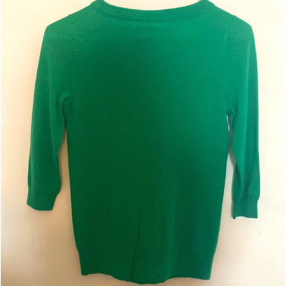 J.Crew 3/4 sleeve Irish green sweater 🍀 - Picture 6 of 9